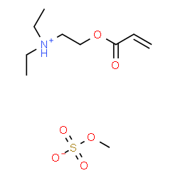 [2-(acryloyloxy)ethyl]diethylammonium methyl sulphate Structure