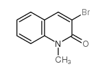 N-甲基-3-溴-2(1H)-喹啉酮结构式