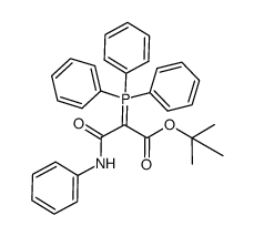 [(t-butoxycarbonyl)(phenylcarbamoyl)methylene]triphenylphosphorane结构式