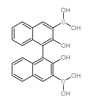 [4-(3-borono-2-hydroxynaphthalen-1-yl)-3-hydroxynaphthalen-2-yl]boronic acid Structure