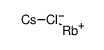Cesium rubidium chloride (CsRbCl)结构式