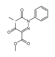 dimethyl 2-[acetyl(phenyl)hydrazinylidene]propanedioate结构式