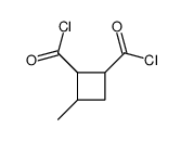 3-methylcyclobutane-1,2-dicarbonyl chloride Structure
