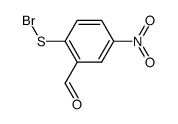 2-formyl-4-nitro-benzenesulfenyl bromide Structure