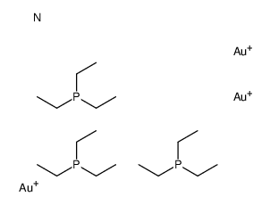 gold(1+),triethylphosphane,nitrate,sulfide结构式