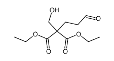 hydroxymethyl-(3-oxo-propyl)-malonic acid diethyl ester结构式