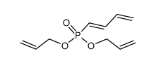 buta-1,3-dienyl-phosphonic acid diallyl ester Structure