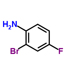 2-Bromo-4-fluoroaniline structure