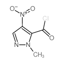1-Methyl-4-nitro-1H-pyrazole-5-carbonyl chloride Structure