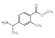 4-[(1S)-1-氨基乙基]-2-甲基-苯甲酸甲酯结构式