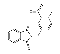 N-(4-methyl-3-nitro-benzyl)-phthalimide Structure