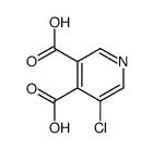 5-氯吡啶-3,4-二羧酸结构式