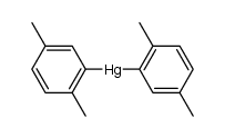 bis-(2,5-dimethyl-phenyl)-mercury结构式