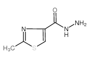 2-甲基噻唑-4-甲酰肼结构式