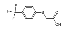 2-((4-(Trifluoromethyl)phenyl)thio)acetic acid Structure