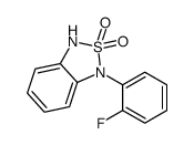1-(2-Fluorophenyl)-1,3-dihydro-2,1,3-benzothiadiazole 2,2-dioxide Structure