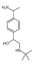 (1S)-1-[4-((1s)-1-氨基乙基)苯基]-2-(叔丁基氨基)乙醇结构式