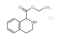 1,2,3,4-Tetrahydroisoquinoline-1-carboxylic acid ethyl ester hydrochloride Structure
