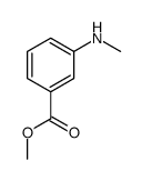 3-(甲基氨基)苯甲酸甲酯结构式