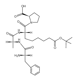 H2N-Phe-D-Ala-Asu(OtBu)-D-Pro-OH结构式