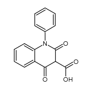 2,4-dioxo-1-phenyl-1,2,3,4-tetrahydro-quinoline-3-carboxylic acid结构式