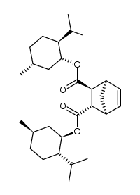 (1R,2S,3S,4S)-bis((1R,2S,5R)-2-isopropyl-5-methylcyclohexyl) bicyclo[2.2.1]hept-5-ene-2,3-dicarboxylate Structure
