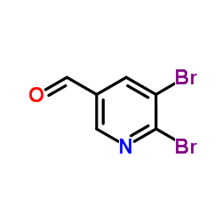 5,6-Dibromonicotinaldehyde Structure