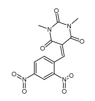 5-(2',4'-dinitrobenzylidene)-1,3-dimethylbarbituric acid Structure