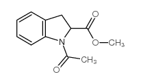 1H-​Indole-​2-​carboxylic acid, 1-​acetyl-​2,​3-​dihydro-​, methyl ester Structure