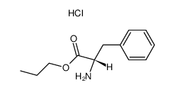 (S)-propyl 2-amino-3-phenylpropanoate hydrochloride结构式