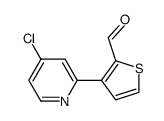 3-(4-chloro-pyridin-2-yl)-thiophene-2-carbaldehyde Structure