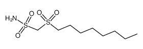 (octylsulfonyl)methanesulfonamide Structure