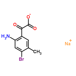 Sodium (2-amino-4-bromo-5-methylphenyl)(oxo)acetate Structure