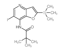 N-(6-碘-2-(三甲基甲硅烷基)呋喃并[3,2-b]吡啶-7-基)三甲基乙酰胺图片