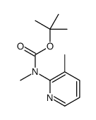 2-(N-BOC-N-甲基氨基)-3-甲基吡啶结构式