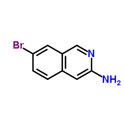7-溴异喹啉-3-胺结构式