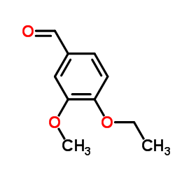 4-乙氧基-3-甲氧基苯甲醛结构式