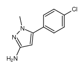 3-Amino-5-[p-chlor-phenyl]-1-methyl-pyrazol Structure