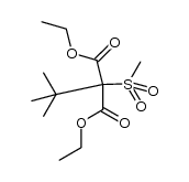 diethyl 1,1-dimethylethyl(methylsulfonyl)malonate结构式