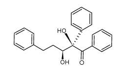 syn-2,3-dihydroxy-1,2,5-triphenylpentan-1-one结构式
