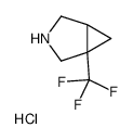 1-(Trifluoromethyl)-3-azabicyclo[3.1.0]hexane Hydrochloride Structure
