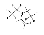 1,2,2-trifluoro-N,N-bis(perfluoroethyl)ethenamine结构式
