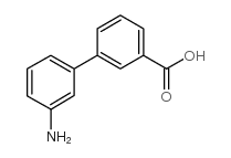 3'-氨基-[1,1'-联苯]-3-羧酸结构式