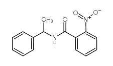 2-硝基-正(1-苯乙基)苯甲酰胺结构式