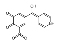 5-[hydroxy(1H-pyridin-4-ylidene)methyl]-3-nitrocyclohexa-3,5-diene-1,2-dione结构式