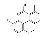 2-(5-fluoro-2-methoxyphenyl)-6-methylbenzoic acid结构式