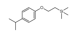 [2-(4-isopropylphenoxy)ethyl]trimethylsilane结构式