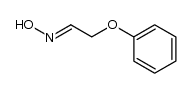 phenoxy-acetaldehyde-oxime结构式