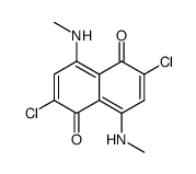 1,5-Naphthalenedione,2,6-dichloro-4,8-bis(methylamino)- structure