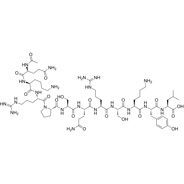 Ac-MBP (4-14) Peptide结构式